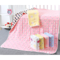 useful 6 layer cotton  jacquard baby blanket